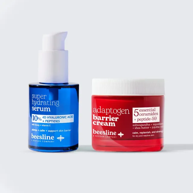 Beesline Adaptogen Barrier Cream + Hydrating Serum hydratatieset