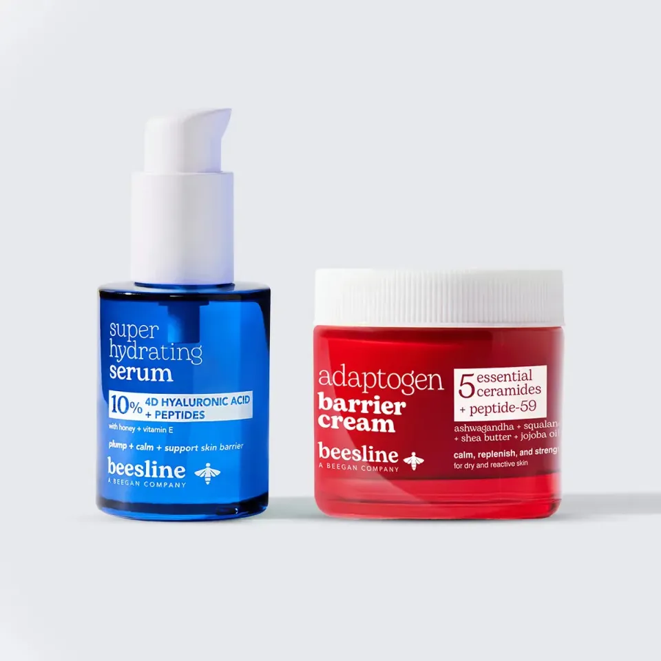 Beesline Adaptogen Barrier Cream + Hydrating Serum hydratatieset