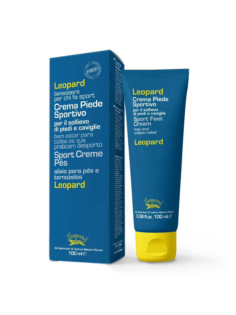 Natura House Leopard Sport voetcreme 100ml arnica