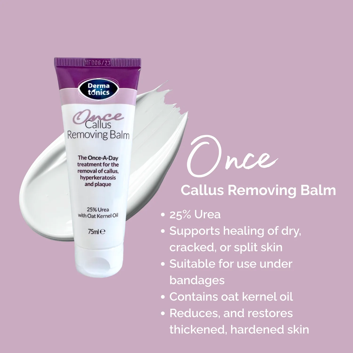 Dermatonics Once Callus Removing Balm eeltbalsem 6x75ml eelt