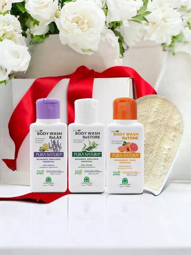 Natura House Eco Body Wash Kit 2 douchegel 3x250ml lavendel eucalyptus