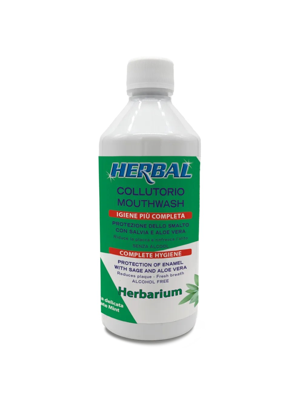 Natura House Herbarium Sage Aloe mondwater 500ml alcoholvrij